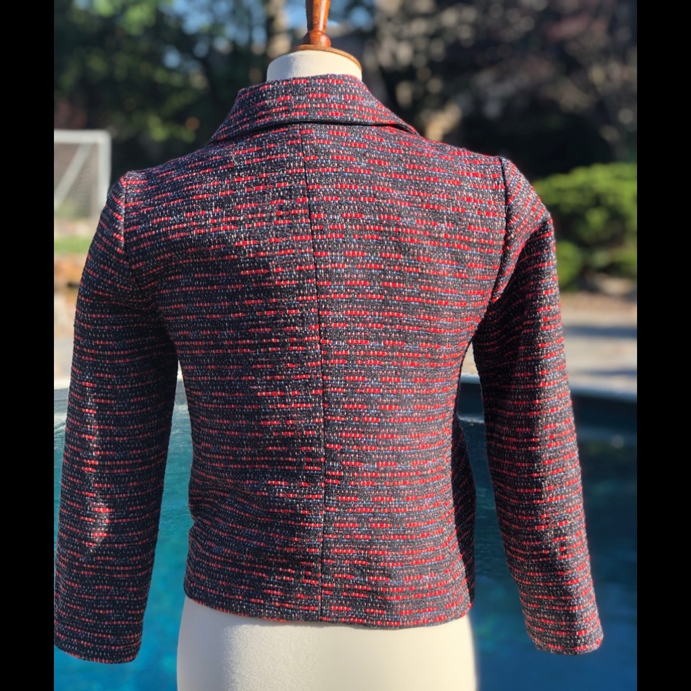 Marc by Marc Jacobs sz XS blazer red/ black/navy - Picture 6 of 8